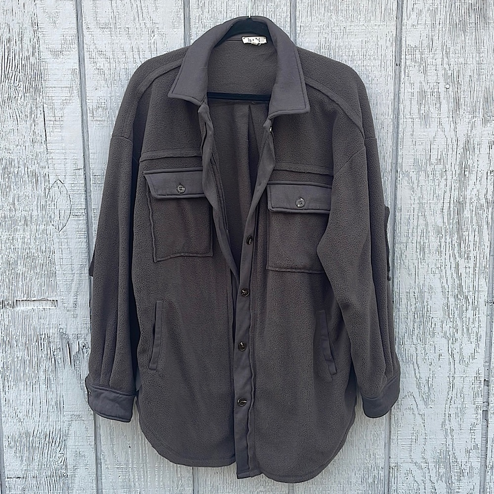 Oversized Fleece Shacket